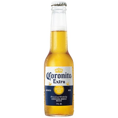 Corona Extra Coronita Lager Beer - 24pk/7 fl oz Mini Bottles