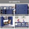 Home Imports Emporium Loft Bed with Desk and Drawers - 4 of 4