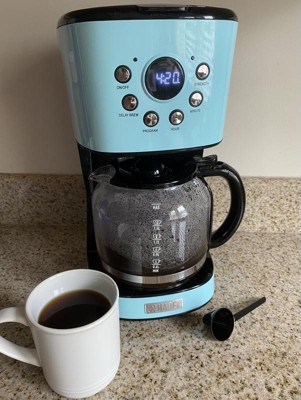 Haden Heritage Turquoise 12-Cup Programmable Coffee Maker