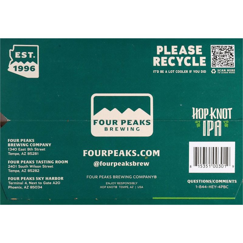 Four Peaks Hop Knot IPA Beer - 6pk/12 fl oz Bottles, 6 of 10