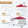 EAGLE PEAK Pop Up Canopy Tent with 1 Sidewall, Easy Setup Event Tent - 2 of 4
