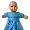 Doll Clothes Superstore Blue Party Dress Fits 15-16 Inch Baby Dolls - 3 of 4