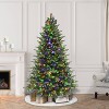 Puleo 6.5' Pre-Lit Linden Fir Artificial Tree with 350 Dual-Color LED Lights - 3 of 4