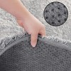Area Rug Soft Fluffy Shage Area Rug for Living Room Black Shaggy Carpet Faux Fur Washable Rugs - 4 of 4