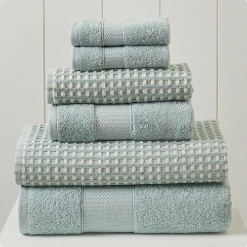 Jacquard Weaving Assorted Cotton Kitchen Towels Set of 6