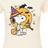 Women's - Peanuts - Snoopy Woodstock Witchcraft Fitted Graphic T-Shirt - 2 of 4