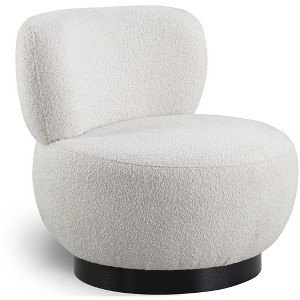 Meridian Furniture,Calais Boucle Fabric Accent Chair - 1 of 4
