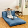 NicBex Velvet Bean Bag Chair with High Density Foam Filling,Large Folding Matress Lazy Sofa Chair,Modern Lounge Chair for Living Room - 4 of 4