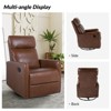 Artful Living Design V√≠ctor Swivel Recliner-Brown - 4 of 4