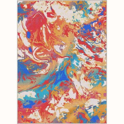 Well Woven Apollo Flatwoven Harmony Modern Abstract Area Rug