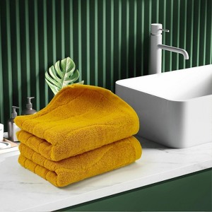BAGOKIE 2-Piece Hand Towels Set - 1 of 4
