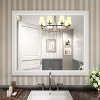 Apmir High-Strength Tempered Glass and Aluminum Alloy Framed French Cleat Mounted Wall Decor Mirror in matte black with 5-Year Warranty - 2 of 4