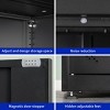 High Storage Cabinet, File Cabinets with Lockable Doors and, Home Office Design, Storage Cabinet for Home, Kitchen, School, Office-The Pop Home - 4 of 4