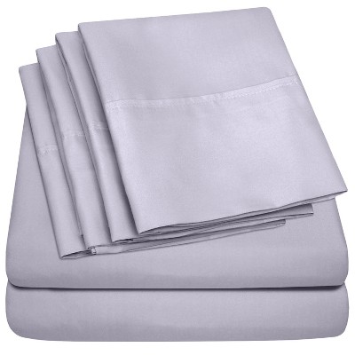 Photo 1 of 6 Piece Sheet Set, Deluxe Ultra Soft 1500 Series, Double Brushed Microfiber by Sweet Home Collection™ 2 PACK