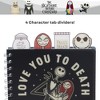 Nightmare Before Christmas Tab Journal Notebook, Spiral Bound, 96 Lined Pages, 7 x 8 inches, Black - 2 of 4