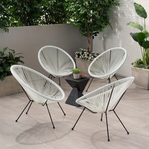 Christopher Knight Home Anson Outdoor Hammock Weave Chairs (Set of 4) - 1 of 4