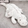 TITQWOP Dinosaur Plush Toy Pillow, Cute Stuffed Animal Toys, Soft Long Dinosaur Body Pillow Gift for Kids Boys Girls 28inch - 2 of 4