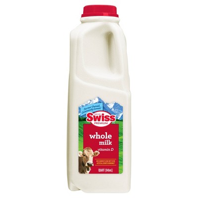 Swiss Premium Vitamin D Whole Milk - 1qt