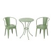 VYNXARIA 3-Piece Bistro Set - Perfect for Cozy Outdoor Moments,Green - 4 of 4