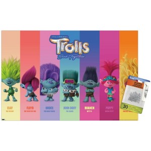Trends International Trolls: Band Together - Perfect Harmony Unframed Wall Poster Prints - 1 of 4