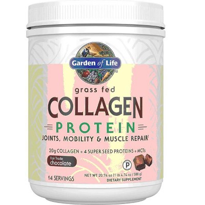 Garden of Life Protein Powders Grass Fed Collagen Protein Powder - Chocolate 20.74 oz