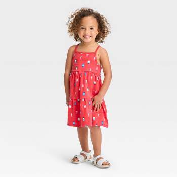 Toddler Girls' Popsicle Tank Dress - Cat & Jack™ Red