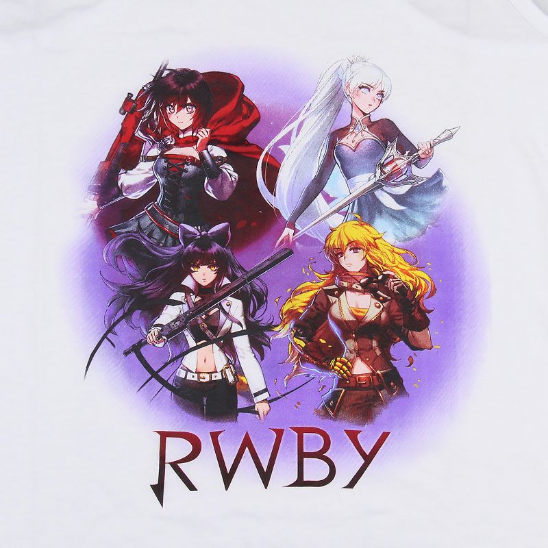 RWBY Womens' Ruby Anime Character Design Tank And Shorts Lounge Sleep Set, 4 of 5