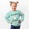 The Juniper Shop Lucky Duck Toddler Graphic Sweatshirt - 2 of 3