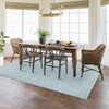 Coolmee Area Rugs for Living Room Modern Stripe Style Low Pile Non Skid Washable Ultra-Thin Low Pile Carpets Bedroom Office - 3 of 4