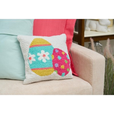 C&F Home Easter Eggs Hooked Pillow - Thumbnail 5
