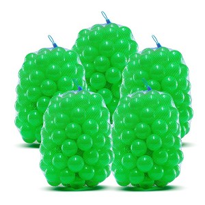 Upper Bounce Crush Proof Soft Plastic Trampoline Pit Balls - Kids Ball Set for Trampolines, Play Room, Tent, Pool Bath - 1 of 4