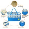 Racxily 5PCS Baby Nappy Diaper Bags Set Mummy Diaper Shoulder Bags w/ Nappy Changing Pad Insulated Pockets Travel Tote Bag - 4 of 4