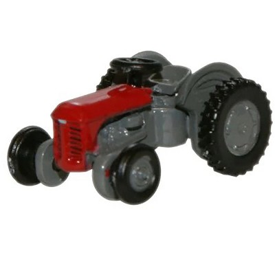 Ferguson Tractor Red and Gray 1/148 (N) Scale Diecast Model car by Oxford Diecast