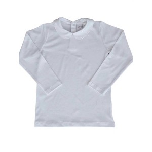 Girl Hannah shirt with Peter Pan collar - Maddie & Connor Co. - 1 of 1