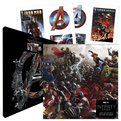 Trends International 2025 Marvel Infinity Saga Collector's Edition Calendar: Wall Calendar, 12x12, Monthly, All Ages