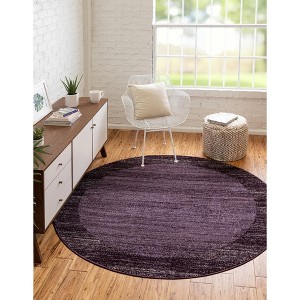 Unique Loom Del Mar Abigail Solid Indoor Woven Area Rug - 1 of 4