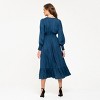 August Sky Women's Smocked Cinched Midi Dress - image 2 of 4