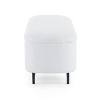 FURNIinspire Ottomans And Benches Ottoman with Storage Bench, Bedroom Bench, Living Room Upholstered Decorative Stools, White, 57.08"*18.5"*18.5" - 4 of 4