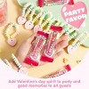 Joyfy 12/24 Pcs Heart Candy, Valentines Day Color Candy, Snacks Tiny Candy Jewelry Classroom Exchange Gift for Kids Party Favor Holiday Reward Prizes - 4 of 4