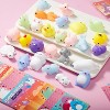 Joyfy 28 Packs Squishy Toy Gift Cards for Kids | Kawaii Mochi Stress Relief Fidget Toys with Cards - 2 of 4