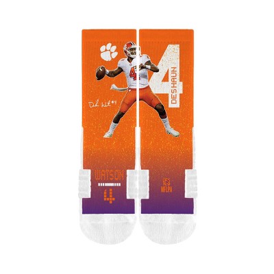 NCAA Clemson Tigers Deshaun Watson Adult Premium Socks - M/L