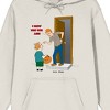 King Of The Hill I Know Who You Are Long Sleeve Sand Adult Hooded Sweatshirt - 2 of 3