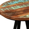 vidaXL Bar Stool Set of 4 Varied Reclaimed Wood Standard Industrial - 4 of 4