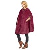 Catalonia Women's Fuzzy Fleece Cardigan, Open Front No Sleeve Shrug, Cozy Hoodie Blanket Shawls Wearable, Valentine’s Day Gift Woman - 4 of 4