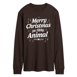 Men's - Home Alone - Merry Christmas Filthy Animal Long Sleeve Graphic T-Shirt - 1 of 2