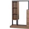 KTMBDW Closet Organizers, Clothing Storage, Modern Wardrobe Cabinet, Closet with 3 Shelves and 4 Drawers for Bedroom - 3 of 4