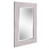 Howard Elliott 23.25"x35.25" Decorative Buckram Framed Wall Mirror Soft Gray: Modern Style, Polystyrene Frame, No Assembly Required - image 3 of 4