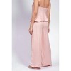 Women's Satin Wide-leg Pants - LATTELOVE S - 3 of 3