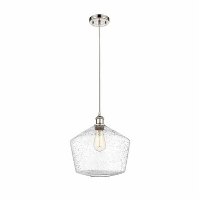 Cindyrella - 1 Light Cord Hung Mini Pendant In Industrial Style-13.5 Inches Tall and 12 Inches Wide