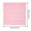 INSPIRE CHIC Women's Floral Printed Cotton Linen Lace Trim Square Scarves 1Pc - 3 of 4